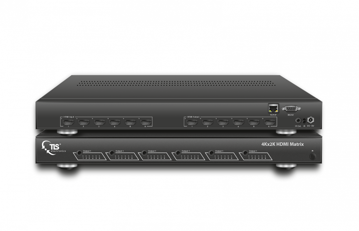 875750 HDMI 4K Matrix Switcher 6x6