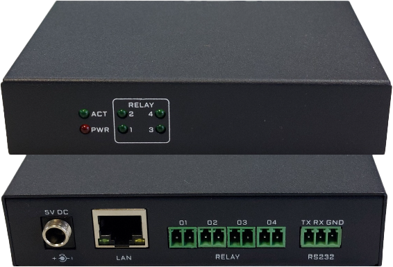 8640260 Relaisbox IP4.0 4er LAN/RS232