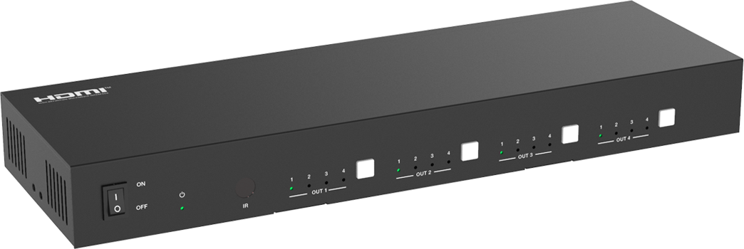 875749 HDMI 4K Matrix Switcher 4x4