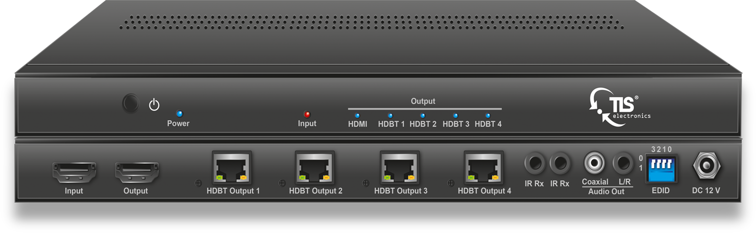 875240 HDMI/ HDBaseT  Splitter 1/4