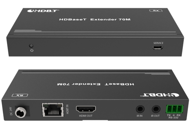 875727 HDBaseT HDMI, Audio, IR Receiver  70R